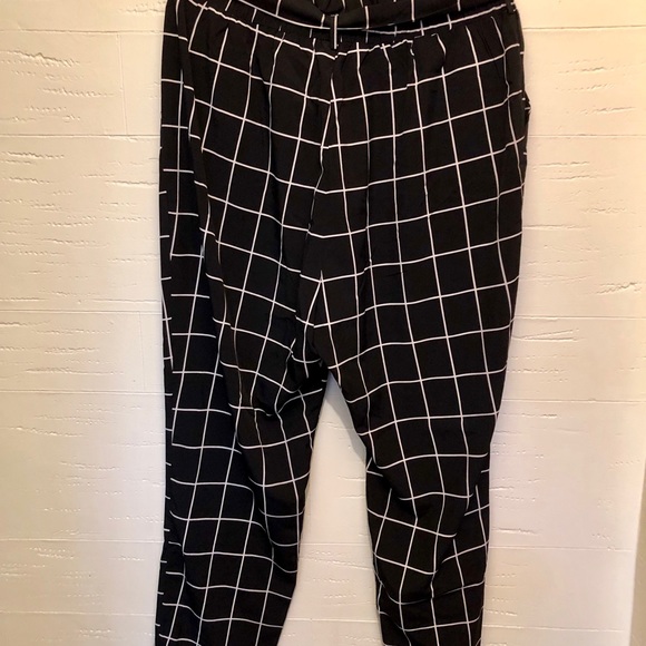 High Waisted Plaid Pants | SHEIN - Picture 2 of 6
